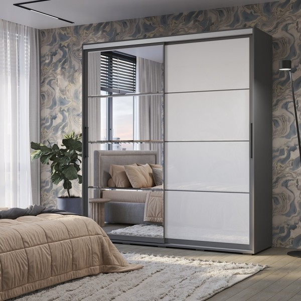 Шкаф-купе Крафт-6 Графит (BTS) в Луганске, ЛНР